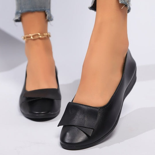 Damen Ballerinas mit eleganter Schleifen-Applikation R&B