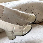 Damen Ballerinas mit dekorativer Schleifenapplikation und stabiler Sohle R&B