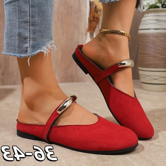 Damen Ballerinas mit eleganter Riemchenverzierung R&B