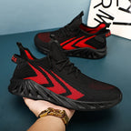 Damen Atmungsaktive Fitness Sneakers mit rutschfester Sohle R&B