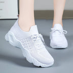 Damen Laufwäsche Sneakers mit elastischem Obermaterial und atmungsaktiver Sohle R&B