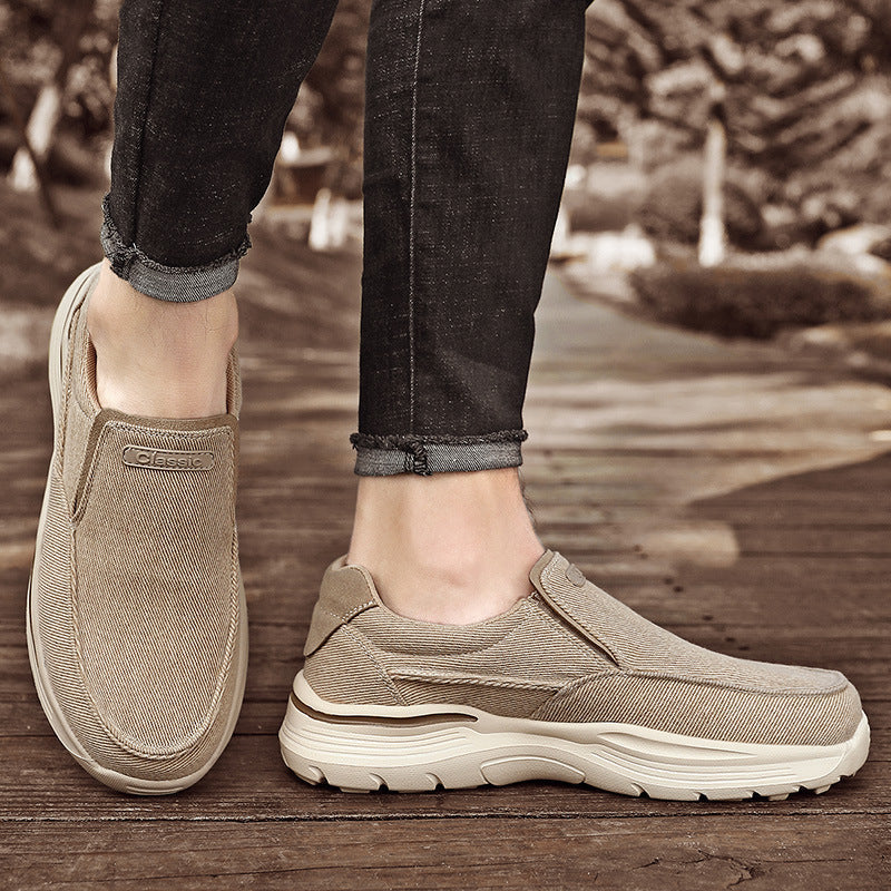 Damen Bequeme Slip-On Sneakers mit elastischen Materialien und luftdurchlässiger Struktur R&B