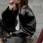 Damen modische jacke im Vintage-Stil mit hochwertiger Textur R&B