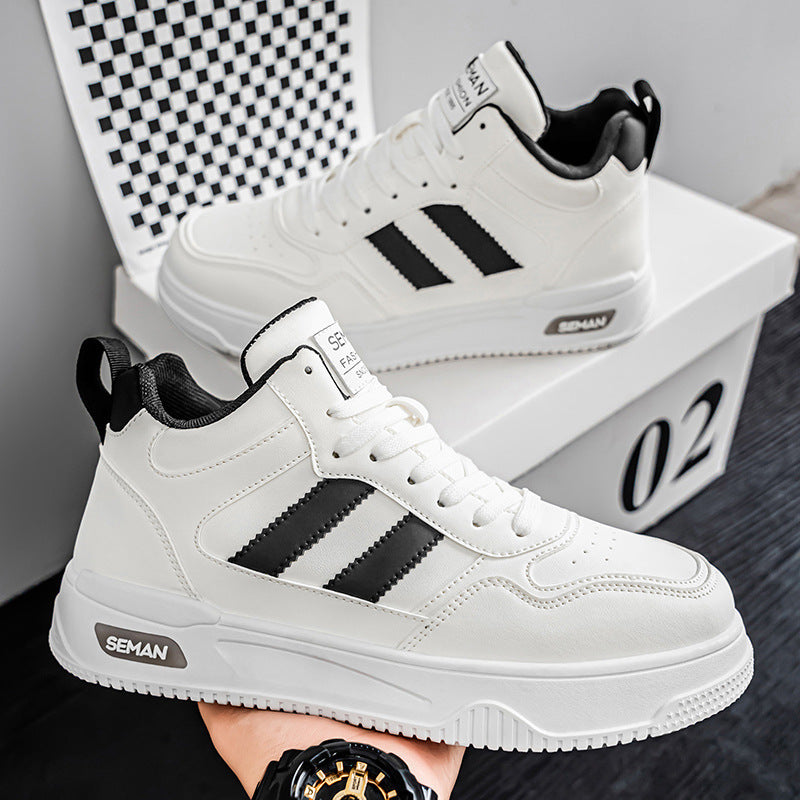 Damen Sportliche High-Top Sneakers mit gepolsterter Sohle und griffigem Profil R&B