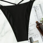 Damen Triangel-Bikini mit verstellbaren Trägern und raffiniertem Schnitt R&B