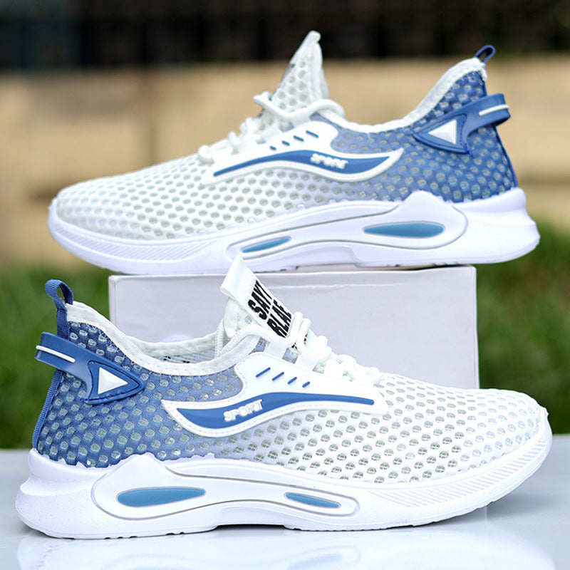 Damen Sportliche Mesh-Sneaker mit rutschfester Sohle und atmungsaktiver Struktur