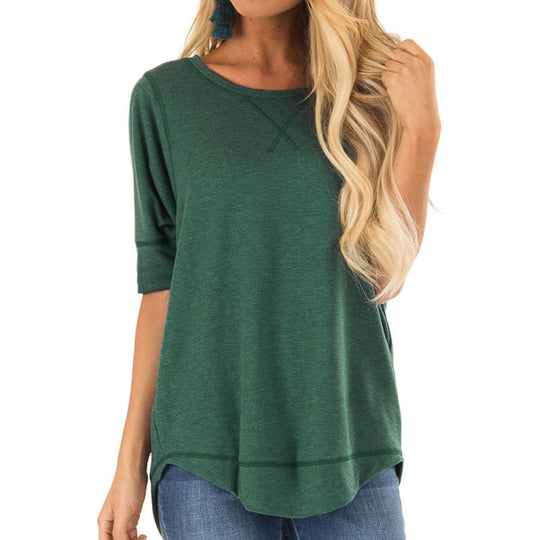 Damen Tiermuster T-Shirt R&B