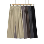 Damen Weite Chino-Hose mit elastischem Bund