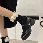 Damen elegante und stilvolle Plateau-Pumps R&B