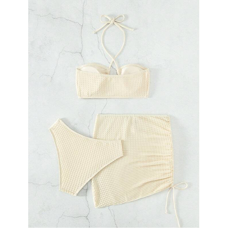 Damen Bandeau-Bikini mit sexy Wickelrock R&B