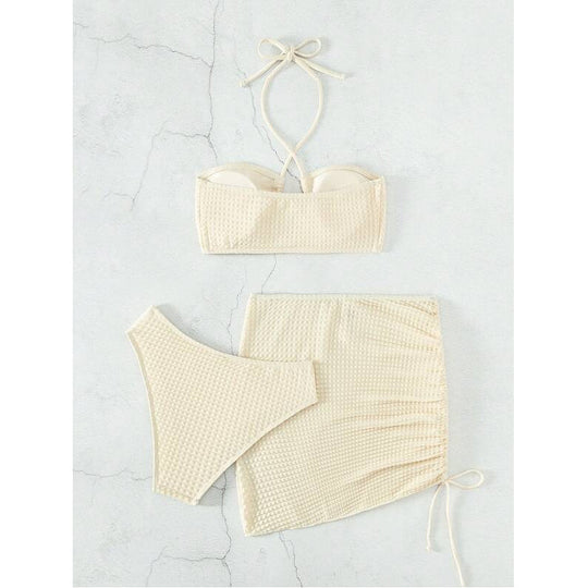 Damen Bandeau-Bikini mit sexy Wickelrock R&B
