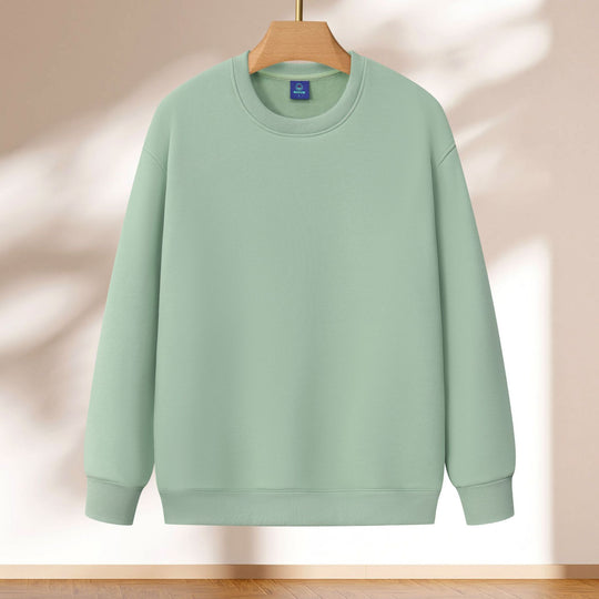 Damen lässiges Sweatshirt mit breiten Schultern und weichem Innenfutter R&B