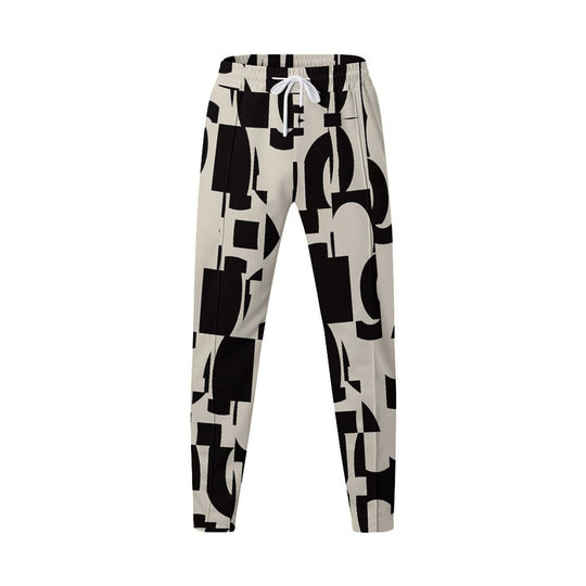 Damen modische Freizeithose mit grafischem Muster R&B