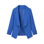 Damen elegante Blazerjacke mit lässigem Schnitt und modischem Revers R&B