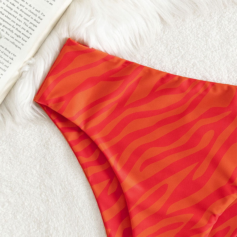 Damen Hochgeschnittene Bikinihose