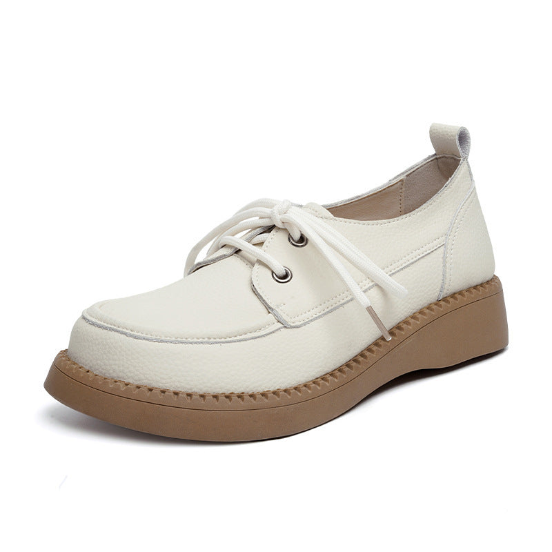 Damen Bequeme Schnürschuhe aus hochwertigem Leder mit ergonomischem Fußbett R&B