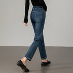 Damen Hochbund Stoffhose