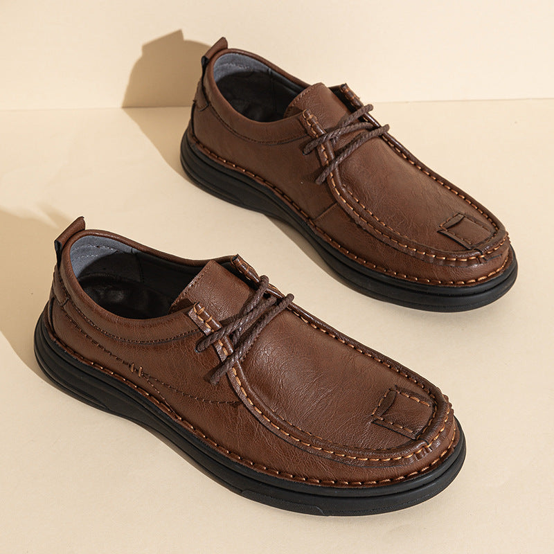 Herren Modische Schnürschuhe aus hochwertigem Kunstleder R&B
