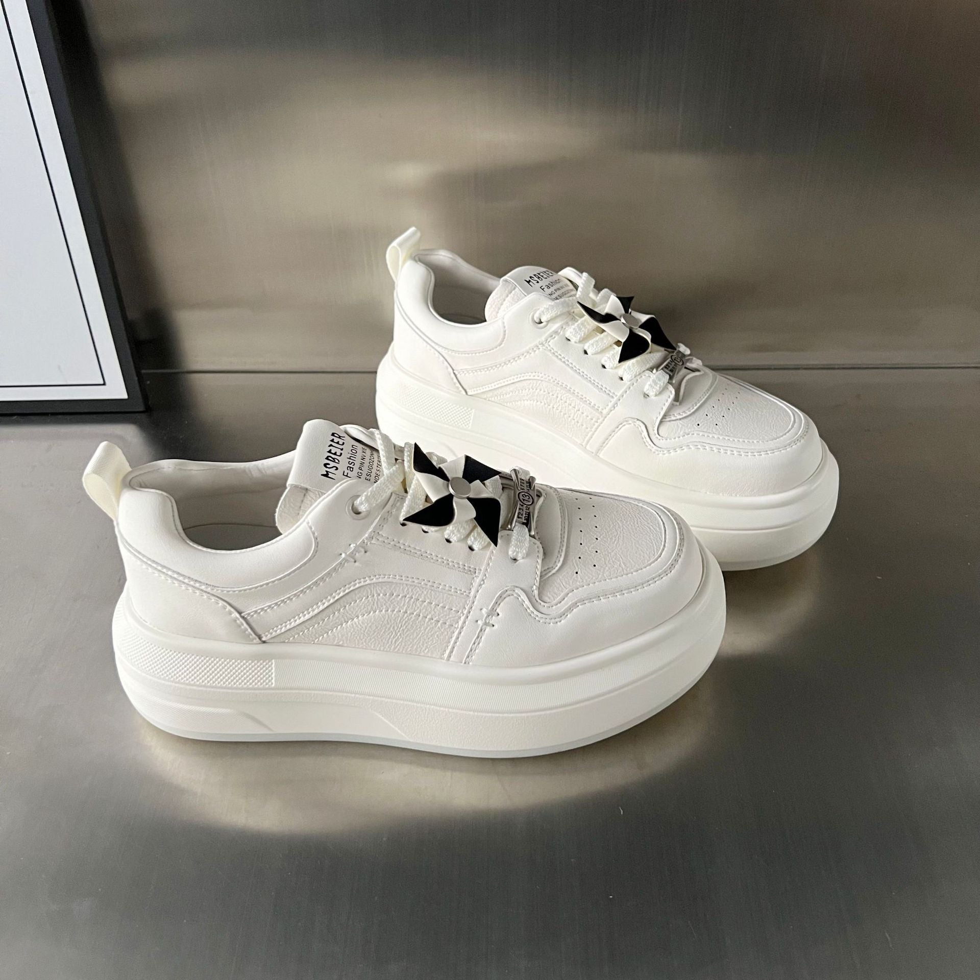 Damen Chunky Sneakers mit innovativer Plattensohle und atmungsaktivem Obermaterial R&B