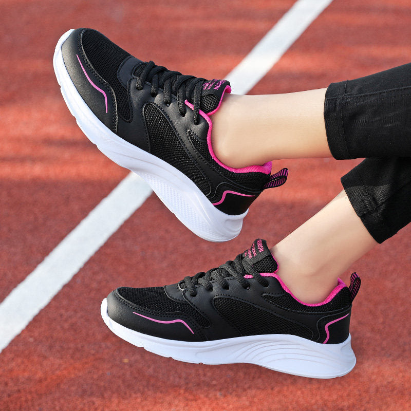 Damen Sportliche Laufschuhe mit atmungsaktiver Mesh-Oberfläche und dämpfender Sohle R&B