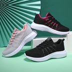Damen Sportschuhe mit atmungsaktivem Obermaterial und robustem Sohlenprofil
