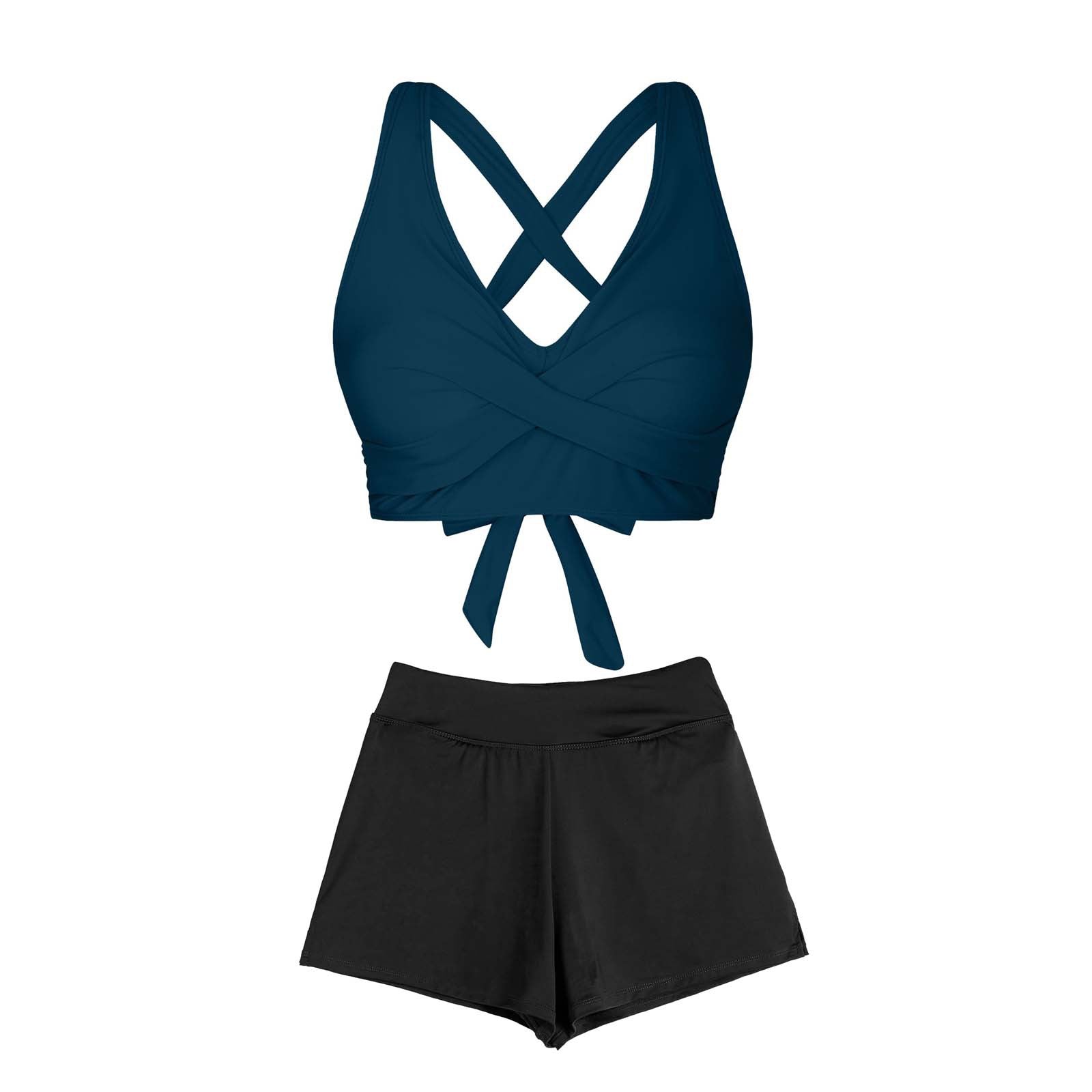 Damen Zweiteiliger Badeanzug mit floralem Design R&B