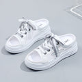 Damen Sommer Sneaker mit offenen Zehen und bequemer Sohle R&B