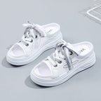 Damen Sommer Sneaker mit offenen Zehen und bequemer Sohle R&B