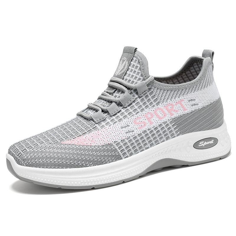 Damen Freizeitliche Sport-Sneaker mit atmungsaktivem Mesh-Obermaterial und flexibler Sohle R&B