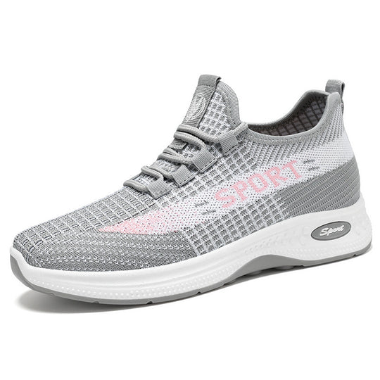 Damen Freizeitliche Sport-Sneaker mit atmungsaktivem Mesh-Obermaterial und flexibler Sohle R&B