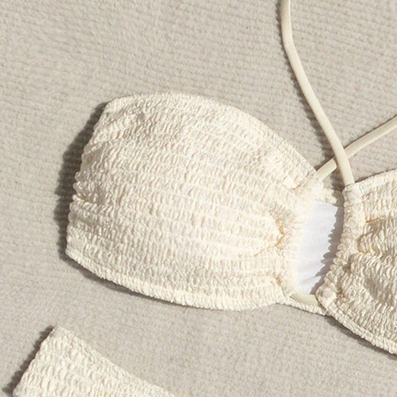 Damen Bikini-Set mit sportlichem Oberteil und verstellbarem Höschen R&B