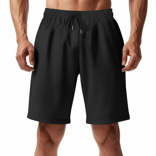 Herren Sportliche kurze Laufshorts mit elastischem Bund und praktischem Kordelzug R&B