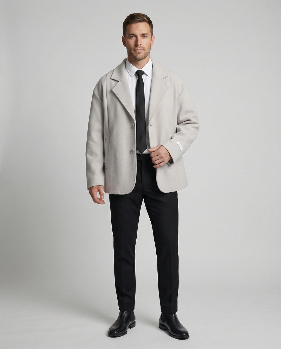 Eleganter Wollmantel im Britischen Stil für Herren und Damen
