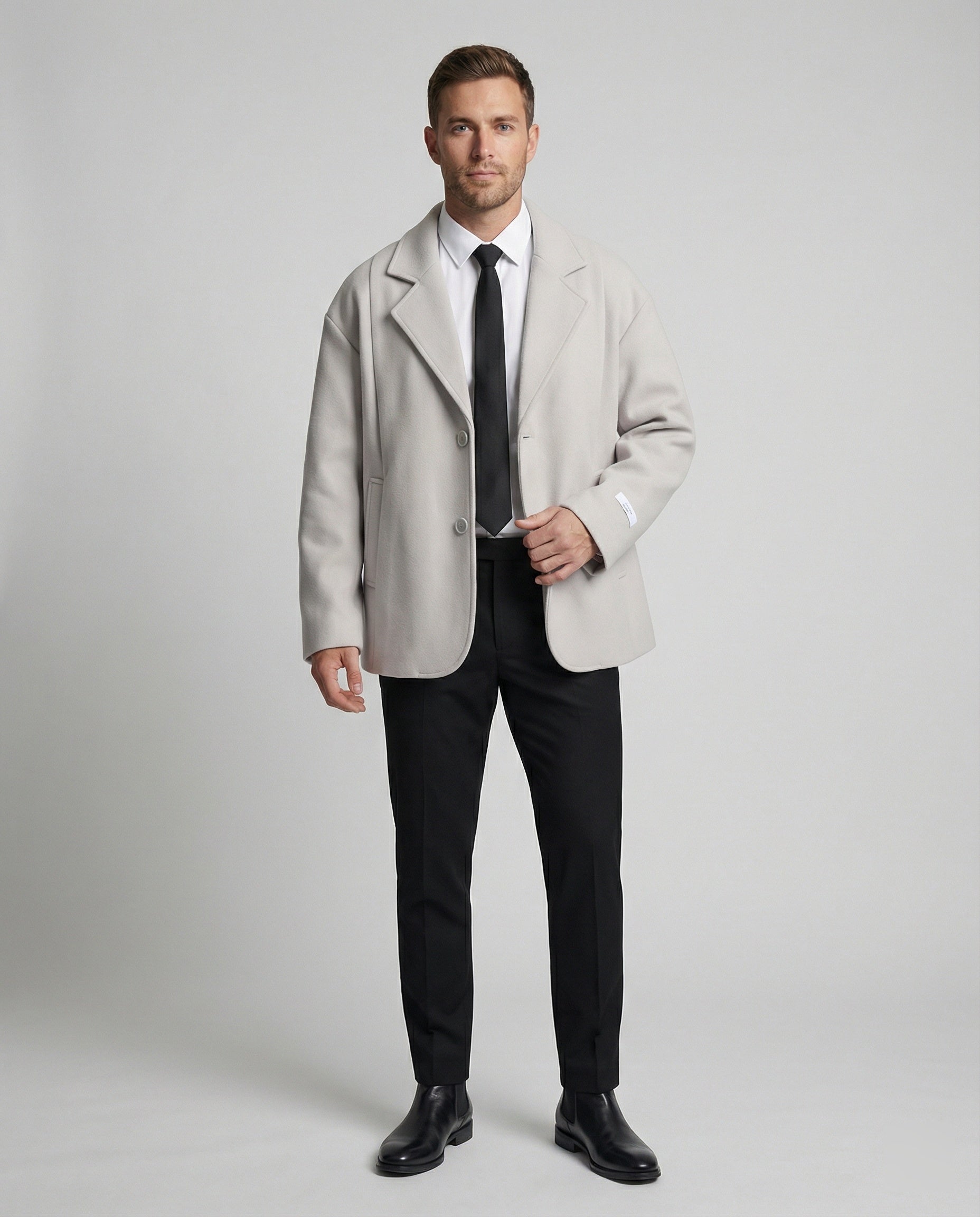 Eleganter Wollmantel im Britischen Stil für Herren und Damen