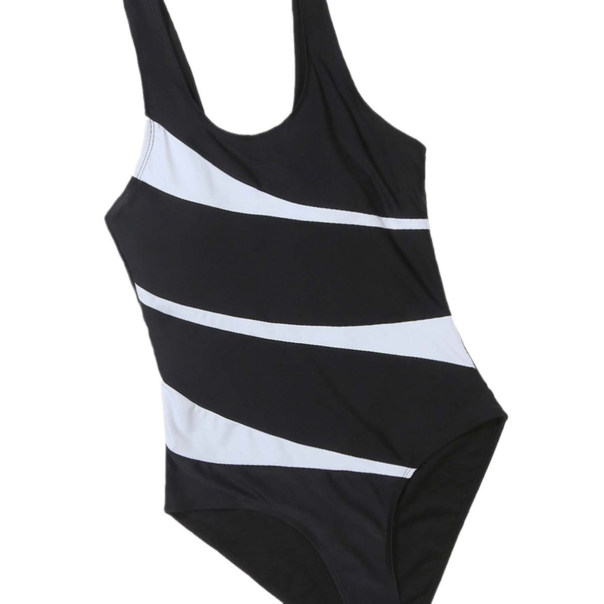 Damen Einteiliger Badeanzug mit stilvollem Farbblock-Design und figurförderndem Schnitt R&B