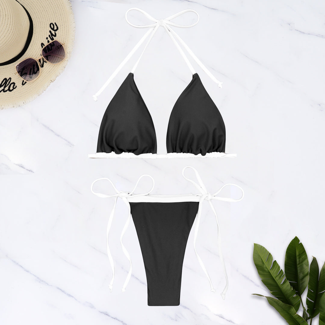 Damen Triangel-Bikini-Set mit verstellbaren Trägern R&B