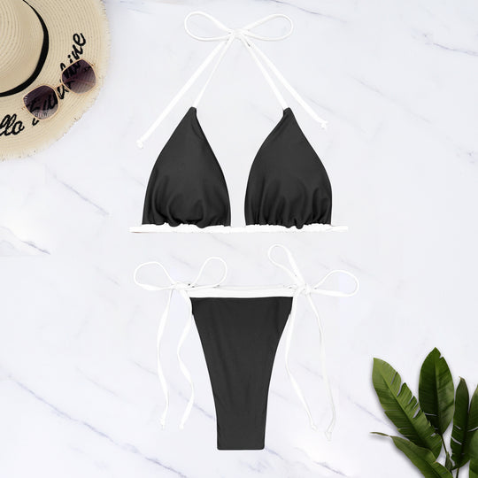 Damen Triangel-Bikini-Set mit verstellbaren Trägern R&B
