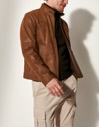 Herren jacke im modernen Schnitt mit strukturiertem Obermaterial R&B