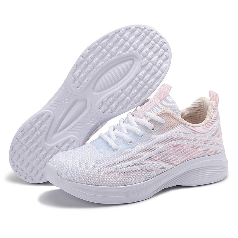 Damen Sportliche Leichtgewicht-Sneaker mit atmungsaktiver Mesh-Oberfläche