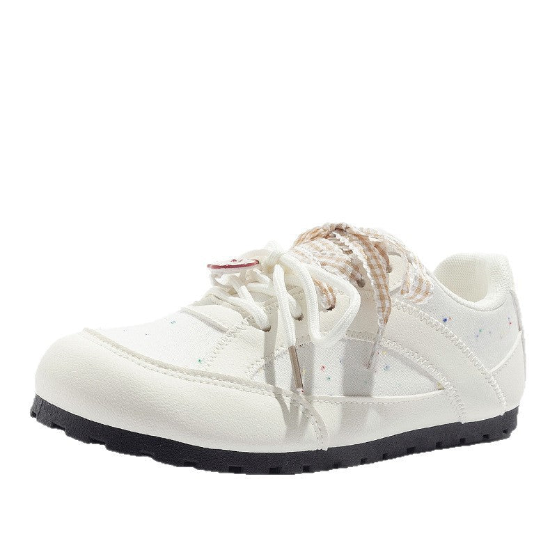 Damen Freizeit-Sneaker mit verspieltem Design und atmungsaktiver Oberflächenstruktur