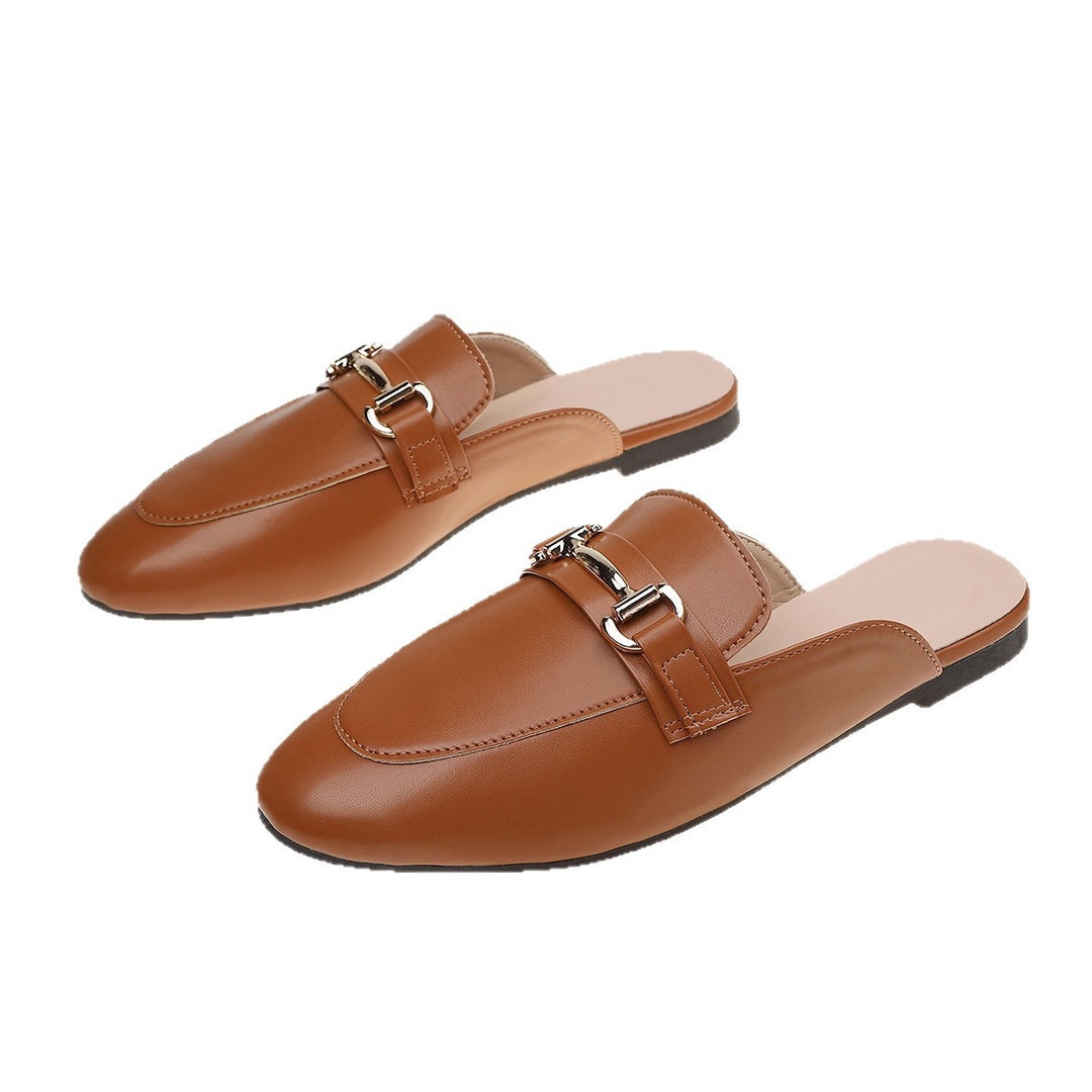 Damen Elegante Mokassins mit modischem Schnallen-Detail R&B
