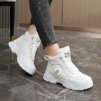 Damen hohe Winterstiefel mit kuscheligem Innenfutter und rutschfester Sohle R&B