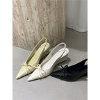 Damen elegante Wedgesandalen mit Schleifenverzierung R&B