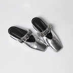 Damen Slingback Ballerinas mit dekorativem Riemendesign R&B