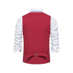 Herren elegante Weste mit feinen Knopfdetails R&B