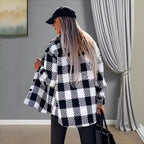 Damen Oversized Karobluse R&B