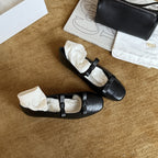 Damen Ballerinas mit modischem Riemchen und komfortablem Fußbett R&B