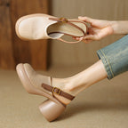 Damen Clogs mit atmungsaktivem Design und elegantem Blockabsatz R&B