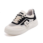 Damen trendige Sneakers mit atmungsaktivem Obermaterial und bequemer Sohle R&B