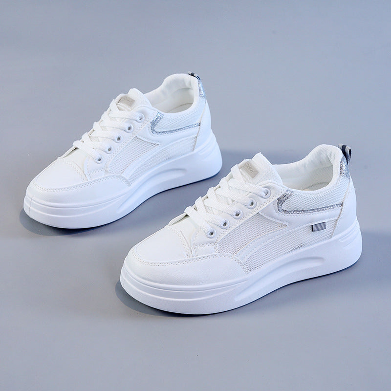 Damen sportliche Sneakers mit atmungsaktiver Mesh-Oberfläche und modischem Design R&B